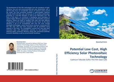 Potential Low Cost, High Efficiency Solar Photovoltaic Technology