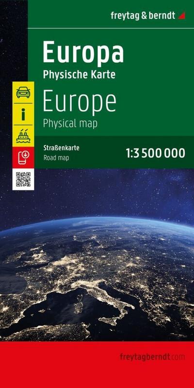 freytag & berndt Straßenkarte Europa physisch 1:3,5 Mio.