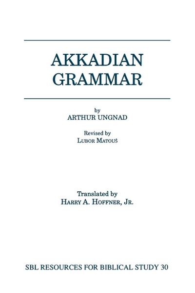 Akkadian Grammar