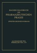 Hagers Handbuch der pharmazeutischen Praxis