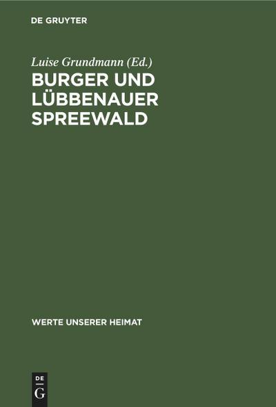 Burger und Lübbenauer Spreewald