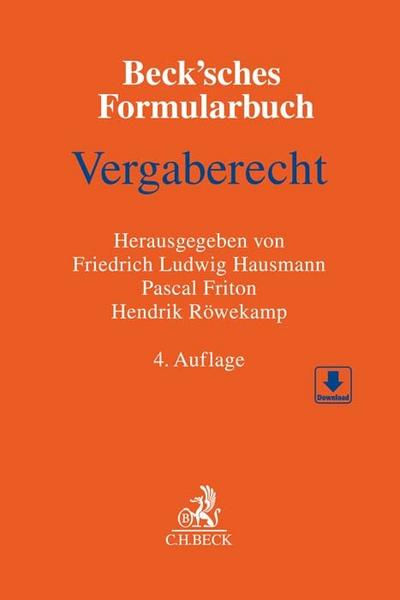 Beck’sches Formularbuch Vergaberecht