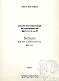Siciliano aus der 2. Flötensonate BWV1031für Klavier