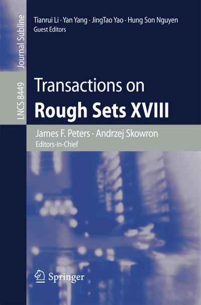 Transactions on Rough Sets XVIII