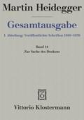 Gesamtausgabe. 4 Abteilungen / 1. Abt: Veröffentlichte Schriften / Identität und Differenz (1955-1957)