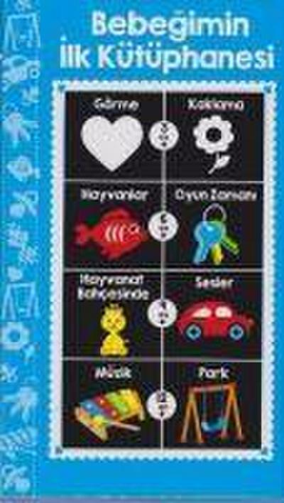 Bebegimin Ilk Kütüphanesi - Mavi 8 Kitap