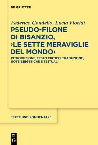 Pseudo-Filone di Bisanzio, ¿Le sette meraviglie del mondo¿