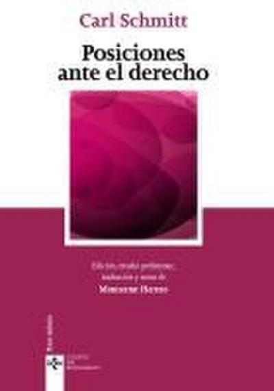 Posiciones ante el derecho