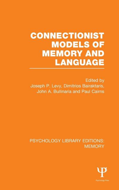 Connectionist Models of Memory and Language (PLE