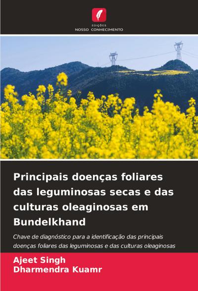 Principais doenças foliares das leguminosas secas e das culturas oleaginosas em Bundelkhand