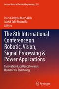 The 8th International Conference on Robotic, Visio