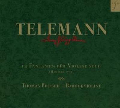 12 Fantasien Für Violine Solo TWV 40:14-25