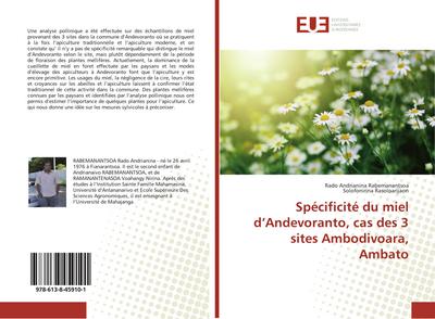 Spécificité du miel d’Andevoranto, cas des 3 sites Ambodivoara, Ambato