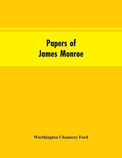 Papers of James Monroe