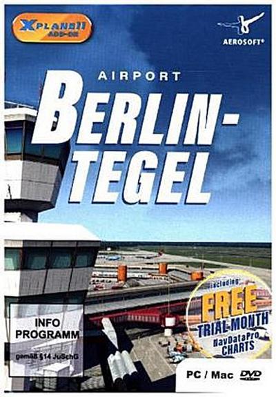 XPlane 11 AddOn Airport Berlin Tegel, 1 DVD-ROM