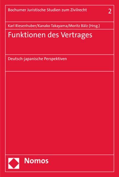 Funktionen des Vertrages