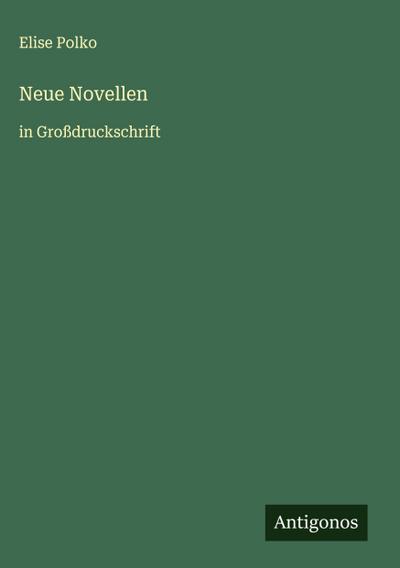 Neue Novellen