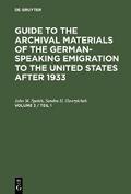 Guide to the Archival Materials of the German-spea