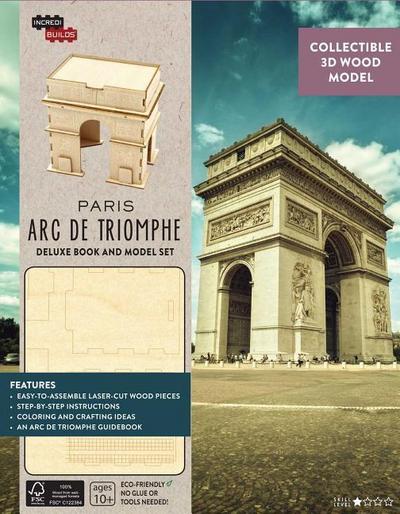 IncrediBuilds: Paris: Arc de Triomphe Deluxe Book and Model Set