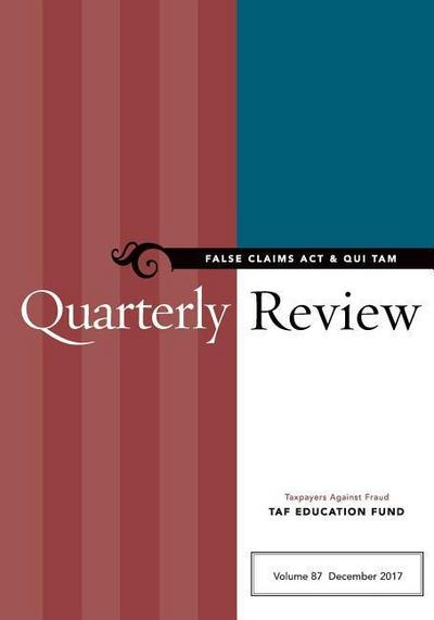 False Claims Act & Qui Tam Quarterly Review