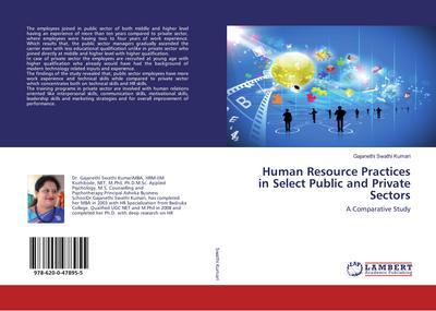 Human Resource Practices in Select Public and Private Sectors