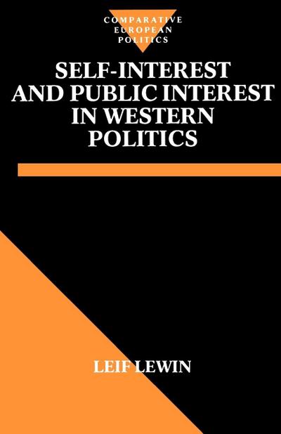 Self-Interest and Public Interest in Western Politics