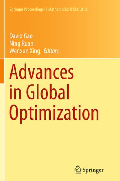Advances in Global Optimization
