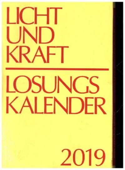 Licht und Kraft/Losungskalender 2019 Reiseausgabe in Monatsheften