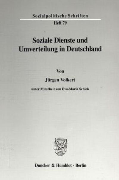 Soziale Dienste und Umverteilung in Deutschland.