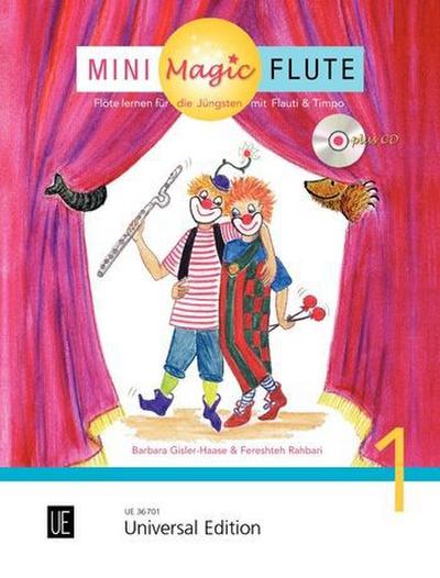 Mini Magic Flute, für Querflöte, m. Audio-CD. Bd.1