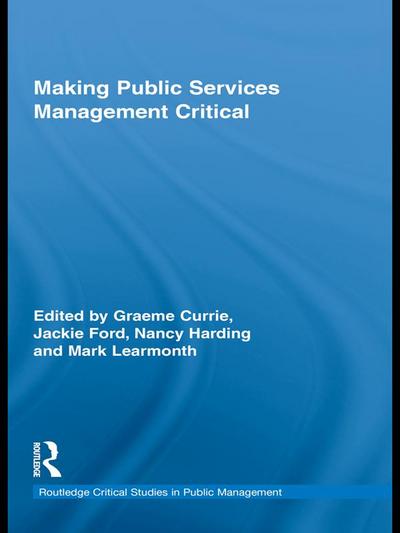 Making Public Services Management Critical