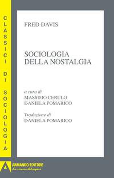 Sociologia della nostalgia