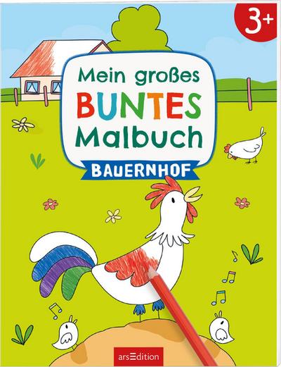 Mein großes buntes Malbuch - Bauernhof