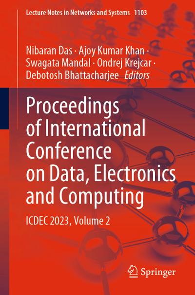 Proceedings of International Conference on Data, Electronics and Computing