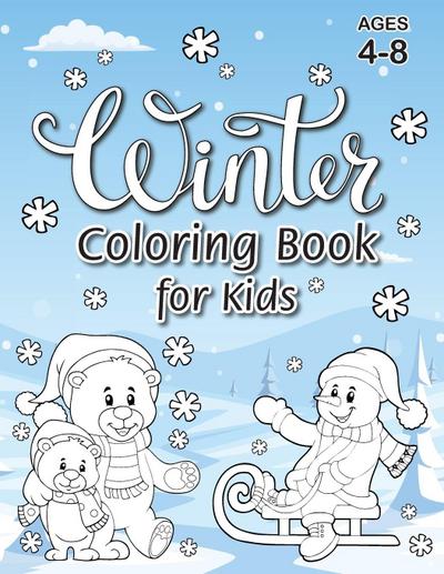 Winter Coloring Book for Kids