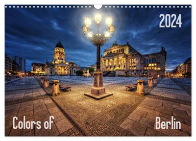 Colors of Berlin 2024 (Wandkalender 2024 DIN A3 quer), CALVENDO Monatskalender