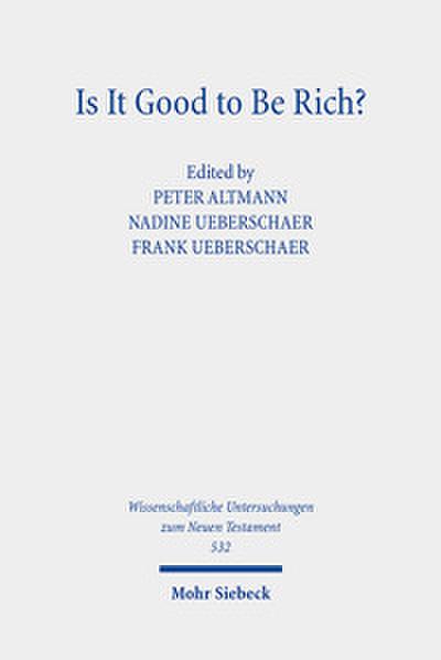 Is It Good to Be Rich?