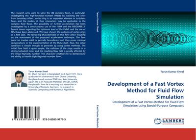 Development of a Fast Vortex Method for Fluid Flow Simulation