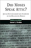 Did Moses Speak Attic?
