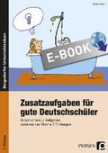 Zusatzaufgaben für gute Deutschschüler 3. Klasse