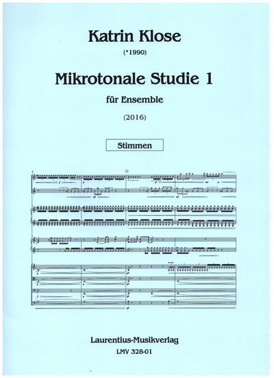 Mikrotonale Studie Band 1für Ensemble