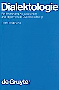 Dialektologie. 1. Halbband