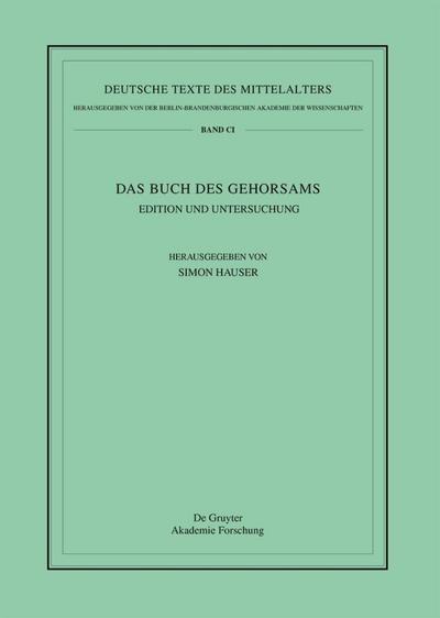 Das Buch des Gehorsams
