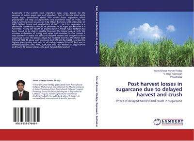 Post harvest losses in sugarcane due to delayed harvest and crush