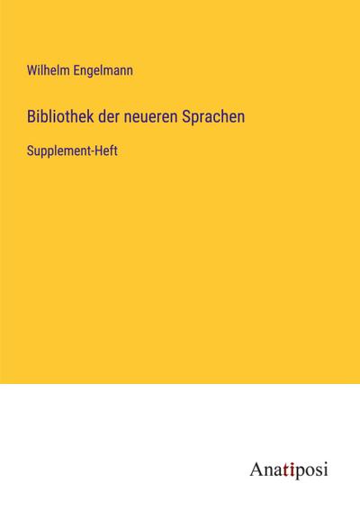 Bibliothek der neueren Sprachen