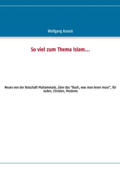 So viel zum Thema Islam