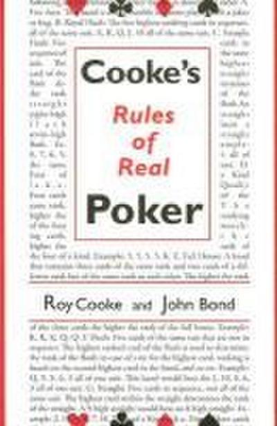 Cooke’s Rules of Real Poker