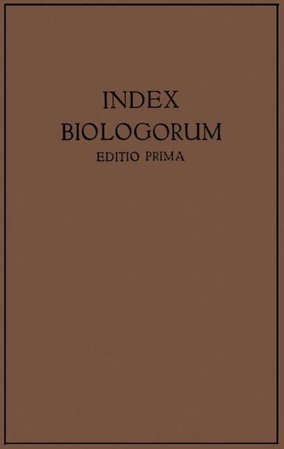 Index Biologorum