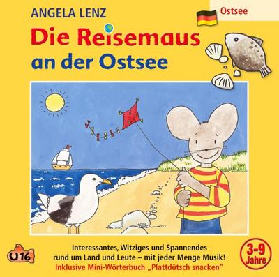 Die Reisemaus An Der Ostsee, 1 Audio-CD - Angela Lenz