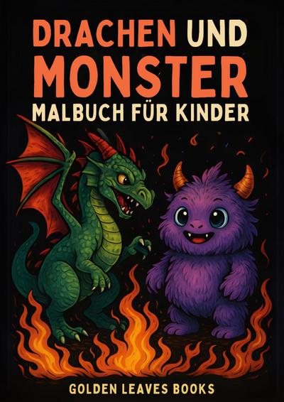Drachen und Monster Malbuch für Kinder